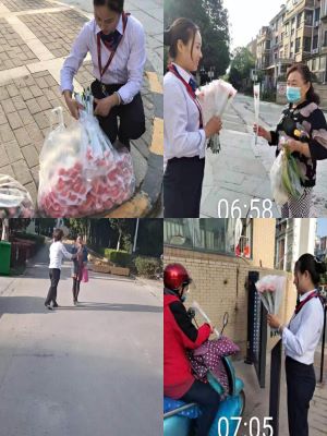 “情浓五月·感恩母亲节”江苏环亚集团物业举行“母亲节送花”运动_环亚集团